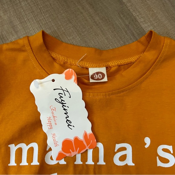 NWT mama’s boy orange crewneck - Picture 2 of 5